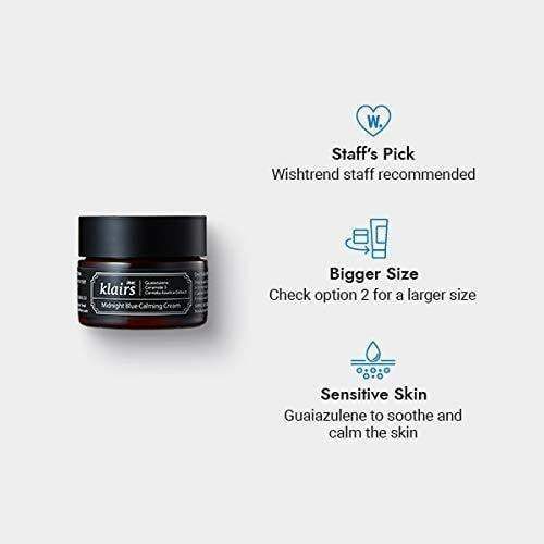 Klairs Midnight Blue Calming Cream 30ml - Korean skincare &