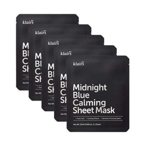 Klairs Midnight Blue Calming Sheet Mask 25ml x 5ea - Korean