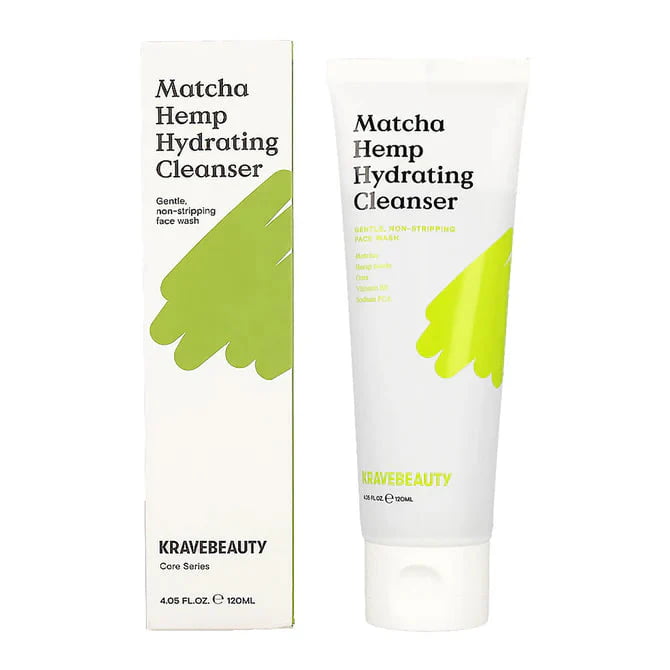 Kravebeauty Matcha Hemp Hydrating Cleanser 120ml - Korean