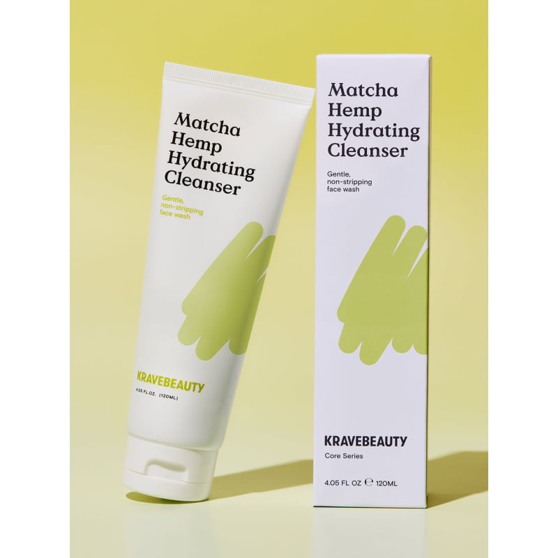 Kravebeauty Matcha Hemp Hydrating Cleanser 120ml - Korean