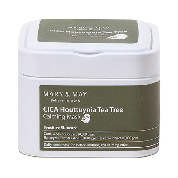 [mary & May] Cica Houttuynia Tea Tree Calming Mask Sheets