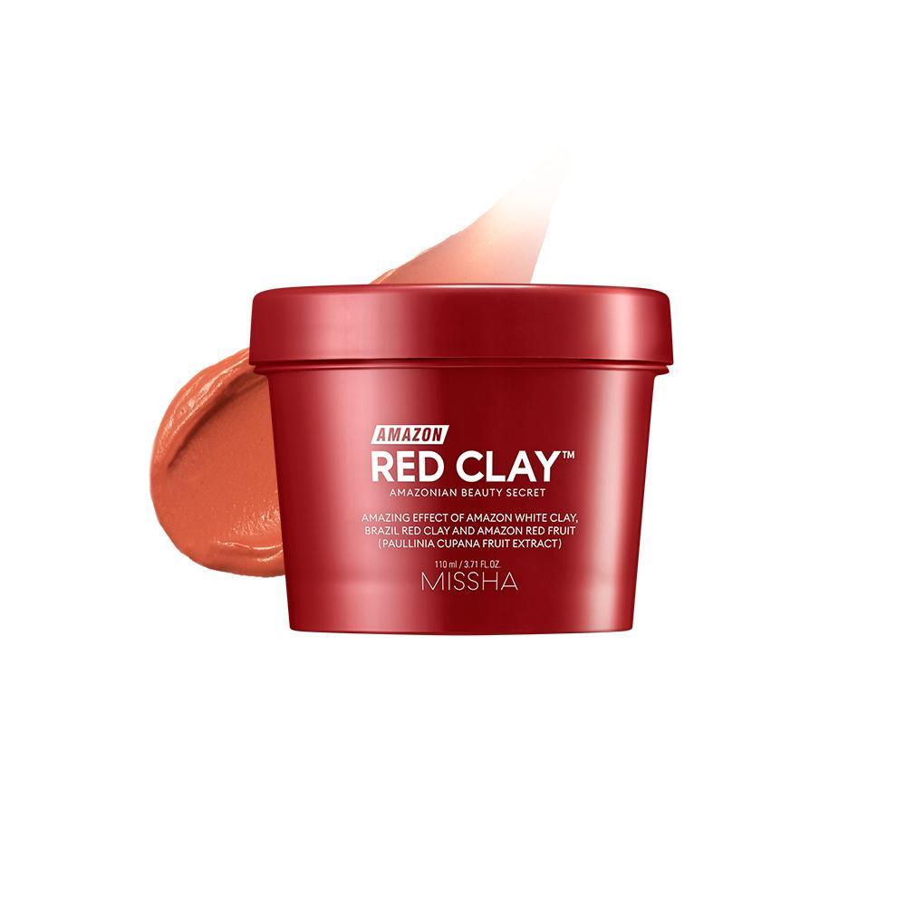 Missha Amazon Red Clay Pore Mask 110ml - Korean skincare &