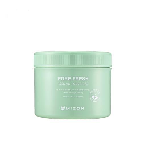 Mizon Pore Fresh Peeling Toner Pad 130ml(60 Pads) - Korean