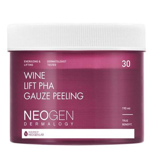 Neogen Dermalogy Wine Lift Pha Gauze Peeling 30 Sheets