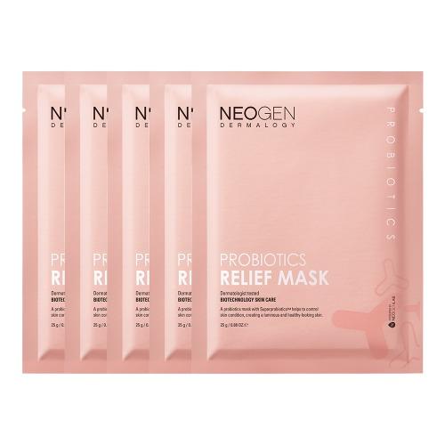 Neogen Probiotics Relief Mask 25g x 5ea - Korean skincare &