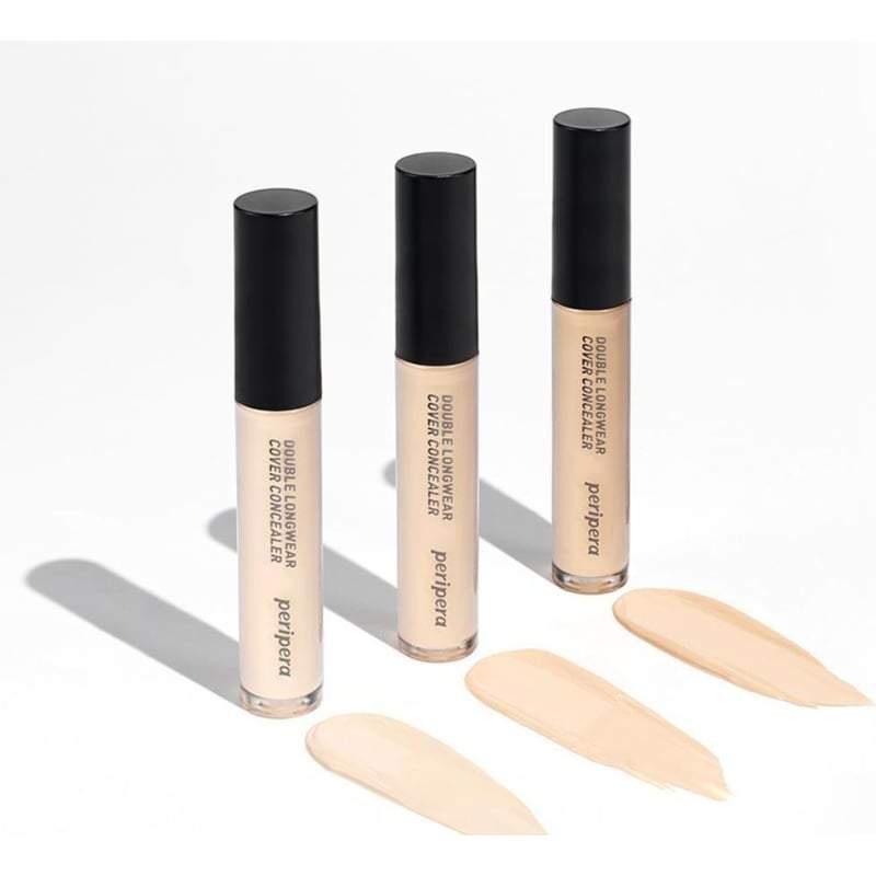 Peripera Double Longwear Cover Concealer 5.5g (3 Colors)