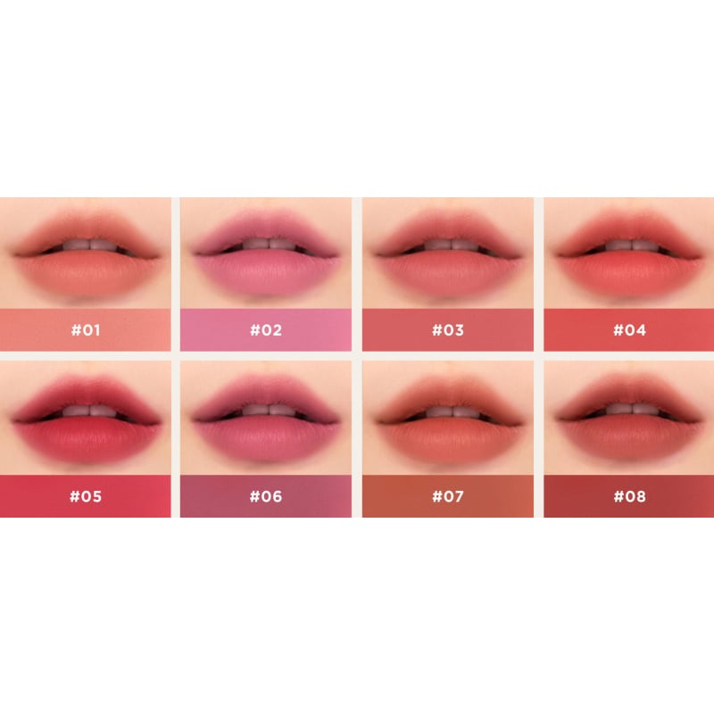 Peripera Ink Mood Matte Stick 3g (8 Colors) - Korean