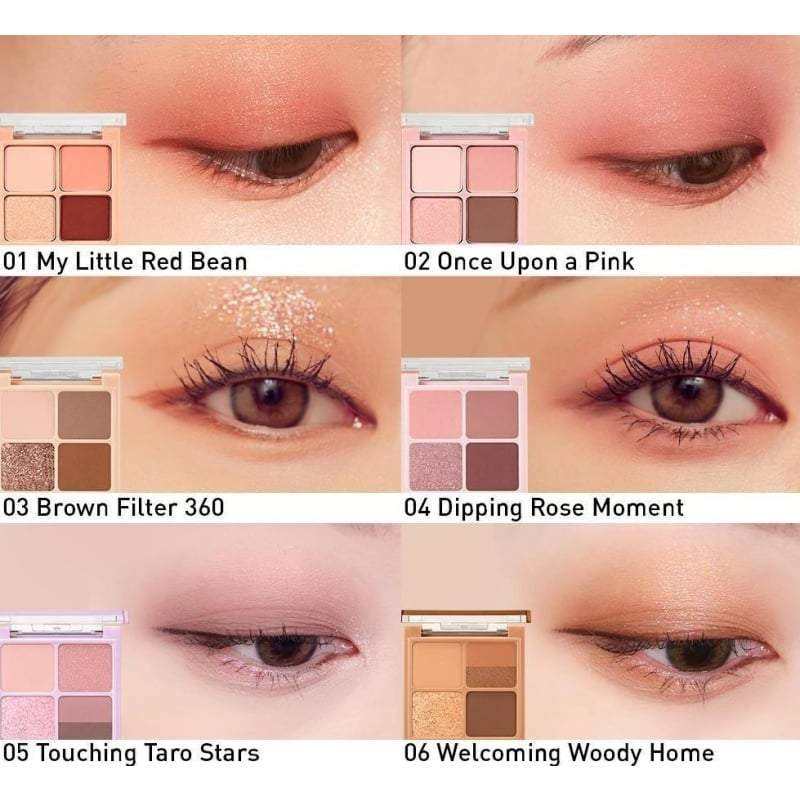 Peripera Ink Pocket Shadow Palette 8g (6 Colors) - Korean