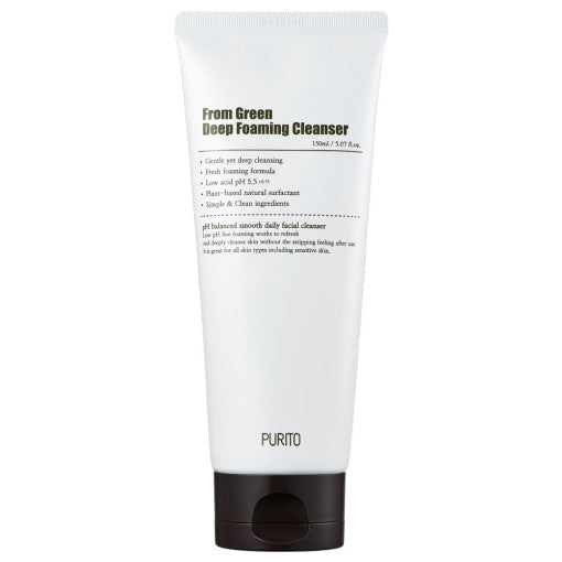 Purito from Green Deep Foaming Cleanser 150ml - Korean