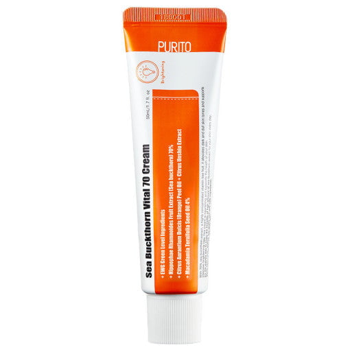 Purito Sea Buckthorn Vital 70 Cream 50ml - Korean skincare