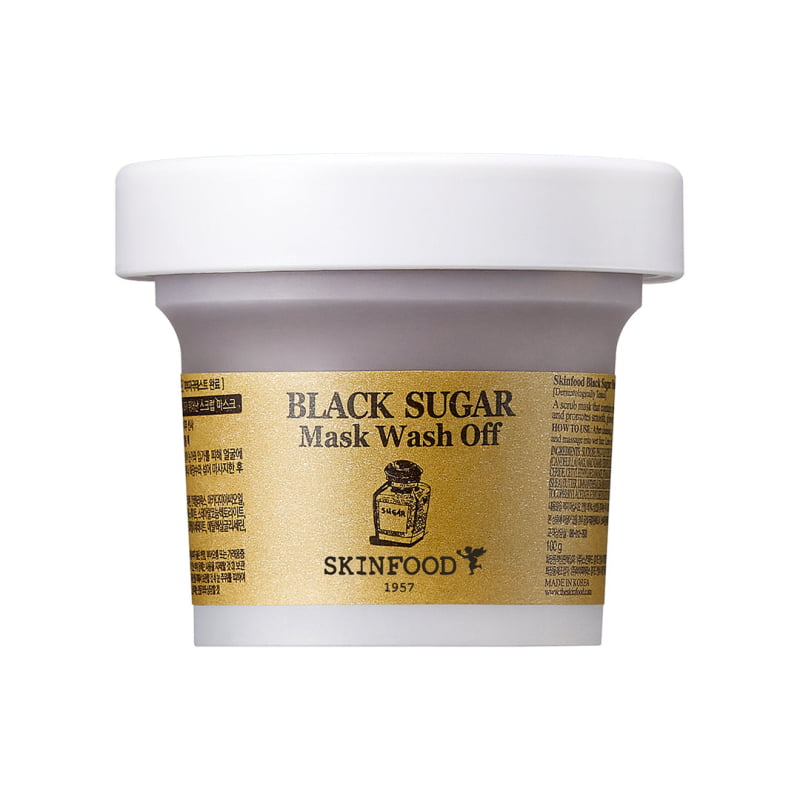 Skinfood Black Sugar Mask Wash off 120g - Korean skincare &