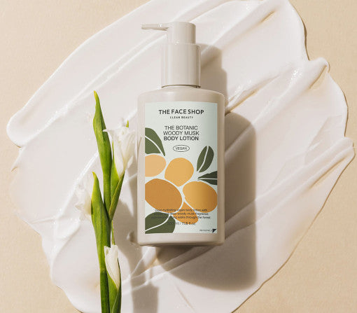 The Face Shop the Botanic Woody Musk Body Lotion 350ml