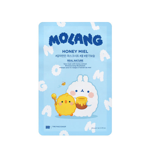 The Face Shop Real Nature Honey Mask Set 20gx10ea (molang