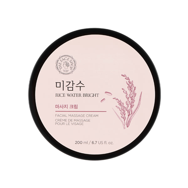 The Face Shop Rice Water Bright Facial Massage Cream 200ml