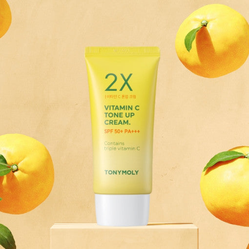 Tonymoly 2x Vitamin c Tone Up Cream 50ml Spf50 + Pa