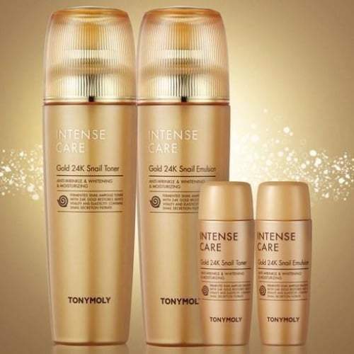 Tonymoly Intensare Gold 24k Snail 2 Set - Korean skincare &