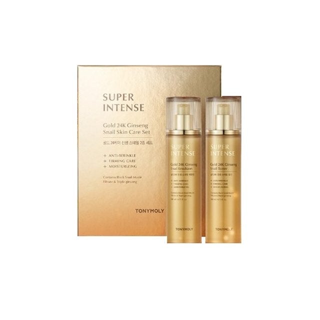 Tonymoly Super Intense Gold 24k Ginseng Snail Set - Korean