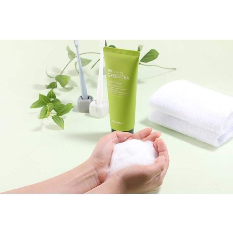 Tonymoly the Chok Green Tea Foam Cleanser 200ml - Korean