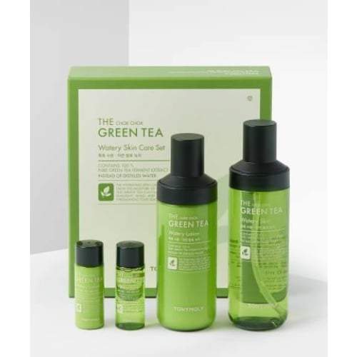 Tonymoly the Chok Green Tea Watery Skin Care Set - Korean