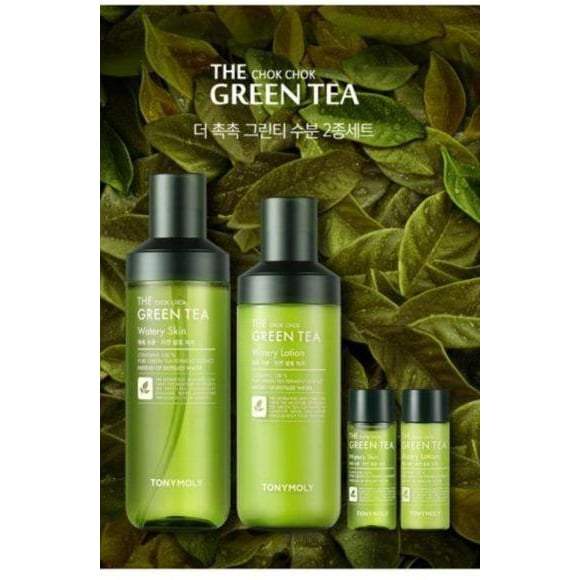 Tonymoly the Chok Green Tea Watery Skin Care Set - Korean