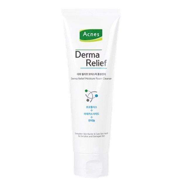 Acnes Derma Relief Moisture Foam Cleanser 200ml - Korean 