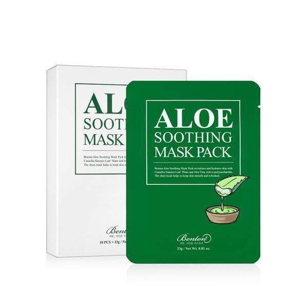 Benton Aloe Soothing Sheet Mask 23g X 10ea - Korean skincare