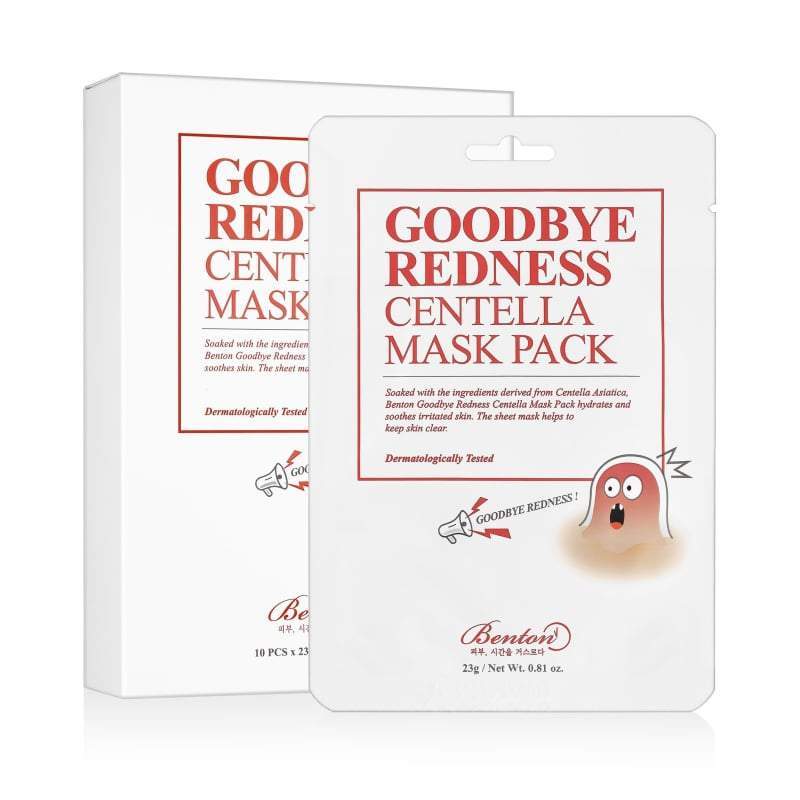 Benton Goodbye Redness Centella Sheet Mask 23g X 10ea - 