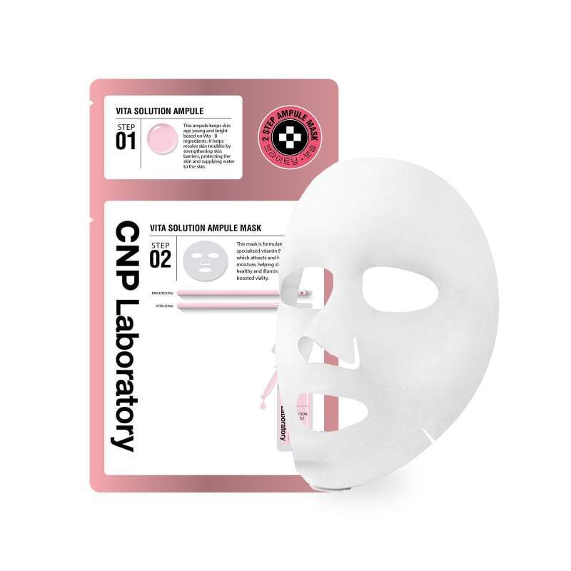 Cnp 2-step Vita-solution Ampule Mask 1 Sheet - Korean 