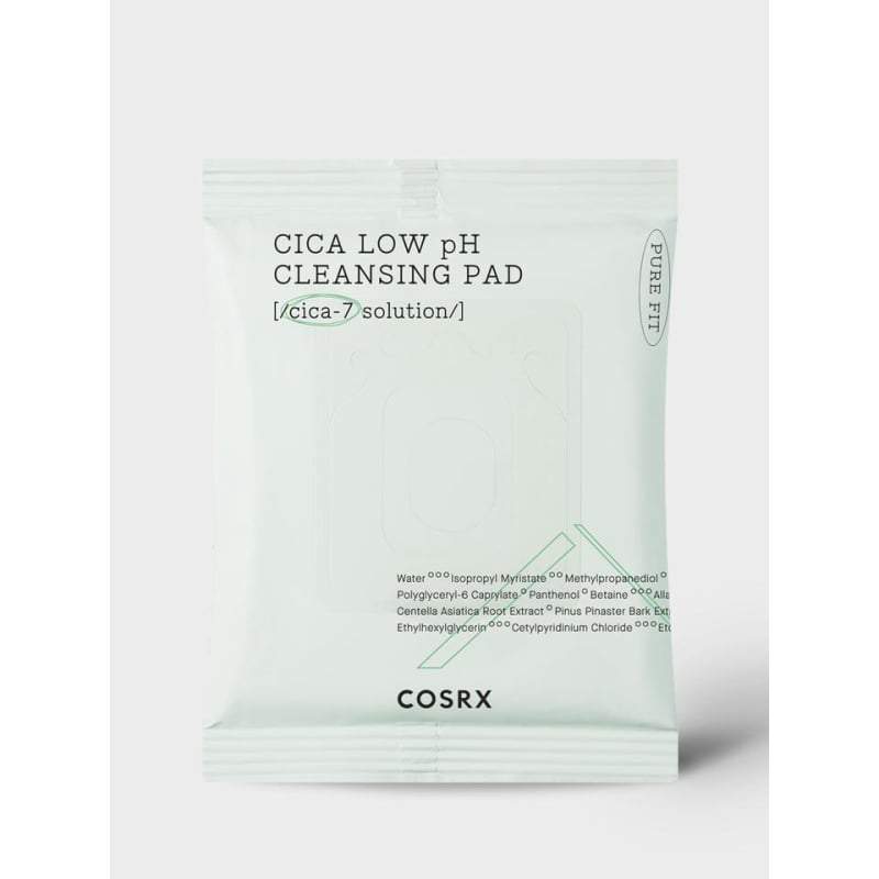 Cosrx Pure Fit Cica Low Ph Cleansing Pad 30 Sheets(85ml) - 