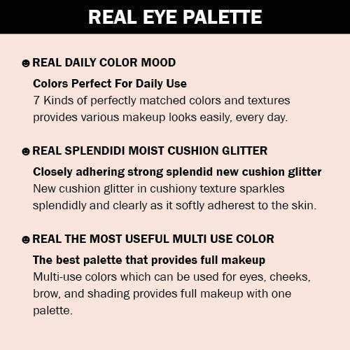 Espoir Real Eye Palette #1 Peachy like (warm Peach Color 