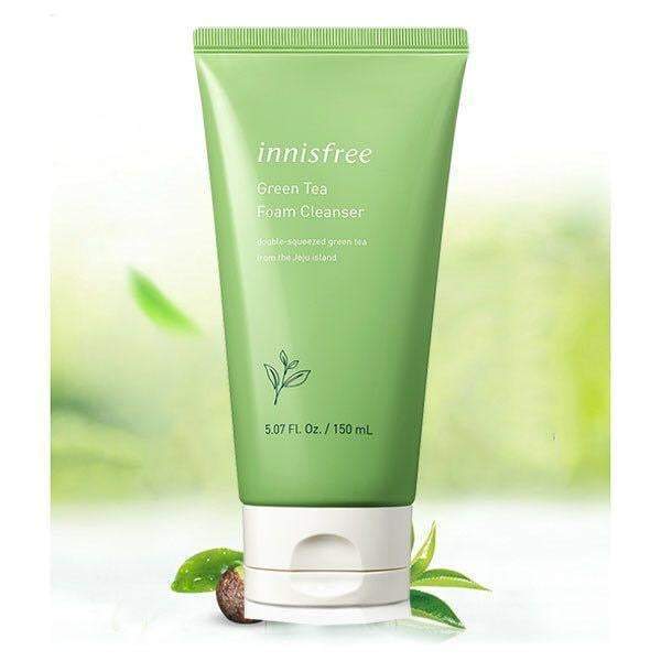 Innisfree Green Tea Foam Cleanser 150ml - Korean skincare & 
