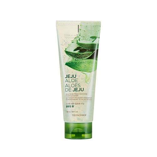 The Face Shop Jeju Aloe Fresh Soothing Foam Cleanser 150ml -